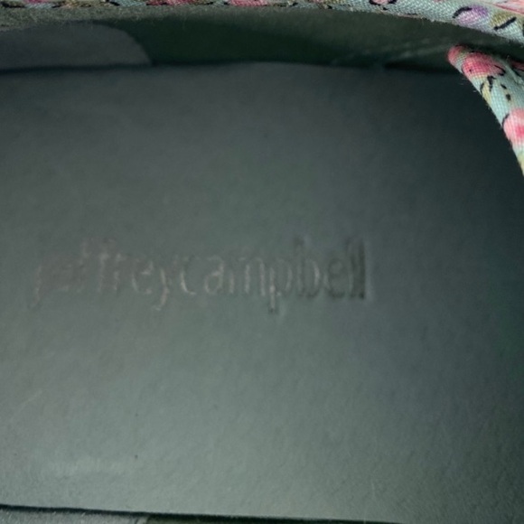 Jeffrey Campbell B2School Blue
Floral Fabric Platform Lace
Up Lug Sole Size 8 - Picture 8 of 11